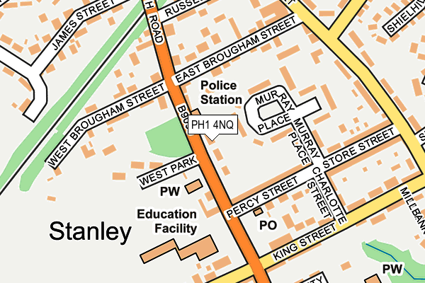PH1 4NQ map - OS OpenMap – Local (Ordnance Survey) PH1 4NQ map - OS OpenMap – Local (Ordnance Survey)