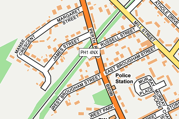 PH1 4NX map - OS OpenMap – Local (Ordnance Survey) PH1 4NX map - OS OpenMap – Local (Ordnance Survey)