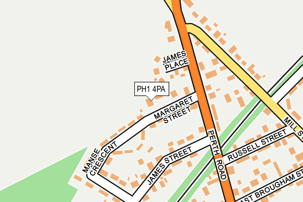 PH1 4PA map - OS OpenMap – Local (Ordnance Survey) PH1 4PA map - OS OpenMap – Local (Ordnance Survey)