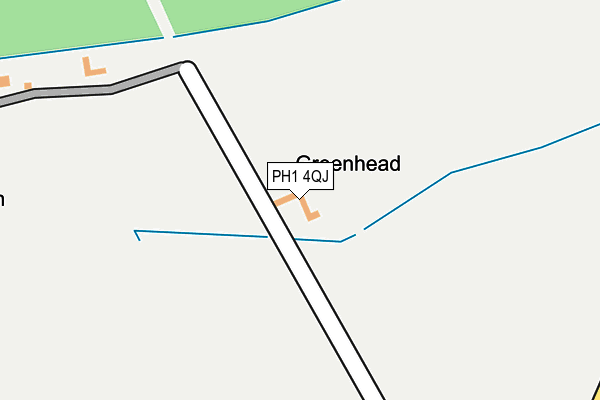PH1 4QJ map - OS OpenMap – Local (Ordnance Survey) PH1 4QJ map - OS OpenMap – Local (Ordnance Survey)