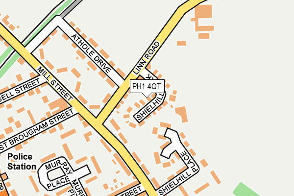 PH1 4QT map - OS OpenMap – Local (Ordnance Survey) PH1 4QT map - OS OpenMap – Local (Ordnance Survey)