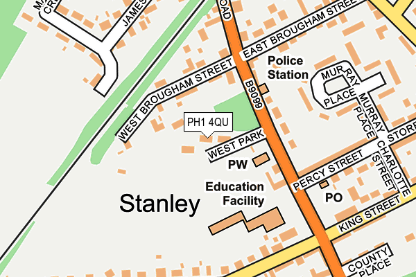 PH1 4QU map - OS OpenMap – Local (Ordnance Survey) PH1 4QU map - OS OpenMap – Local (Ordnance Survey)