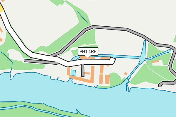 PH1 4RE map - OS OpenMap – Local (Ordnance Survey) PH1 4RE map - OS OpenMap – Local (Ordnance Survey)