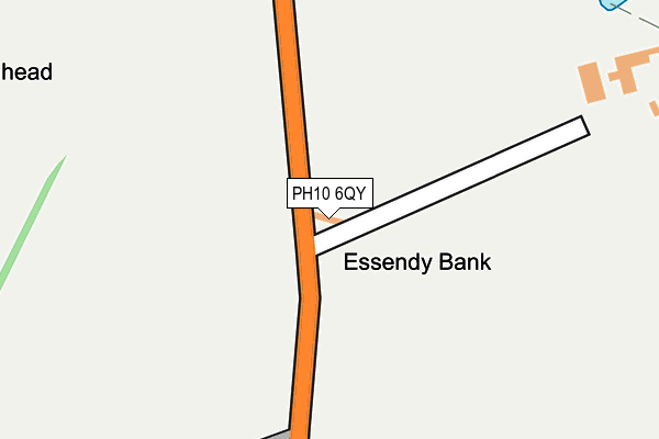 PH10 6QY map - OS OpenMap – Local (Ordnance Survey)
