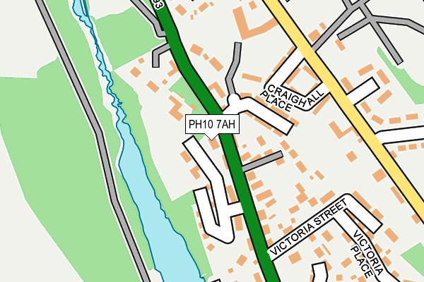 PH10 7AH map - OS OpenMap – Local (Ordnance Survey) PH10 7AH map - OS OpenMap – Local (Ordnance Survey)
