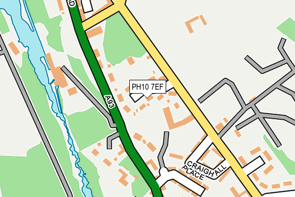 PH10 7EF map - OS OpenMap – Local (Ordnance Survey) PH10 7EF map - OS OpenMap – Local (Ordnance Survey)