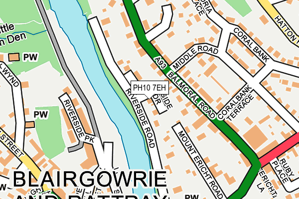 PH10 7EH map - OS OpenMap – Local (Ordnance Survey) PH10 7EH map - OS OpenMap – Local (Ordnance Survey)