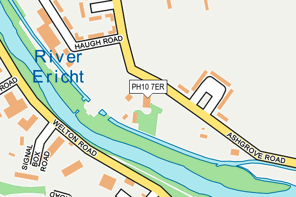 PH10 7ER map - OS OpenMap – Local (Ordnance Survey) PH10 7ER map - OS OpenMap – Local (Ordnance Survey)
