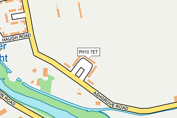 PH10 7ET map - OS OpenMap – Local (Ordnance Survey) PH10 7ET map - OS OpenMap – Local (Ordnance Survey)