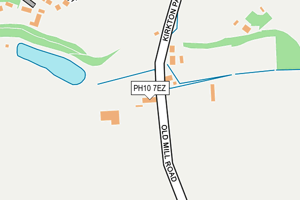 PH10 7EZ map - OS OpenMap – Local (Ordnance Survey) PH10 7EZ map - OS OpenMap – Local (Ordnance Survey)
