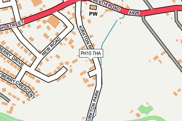 PH10 7HA map - OS OpenMap – Local (Ordnance Survey) PH10 7HA map - OS OpenMap – Local (Ordnance Survey)