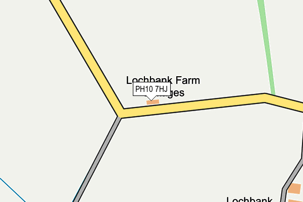 PH10 7HJ map - OS OpenMap – Local (Ordnance Survey) PH10 7HJ map - OS OpenMap – Local (Ordnance Survey)