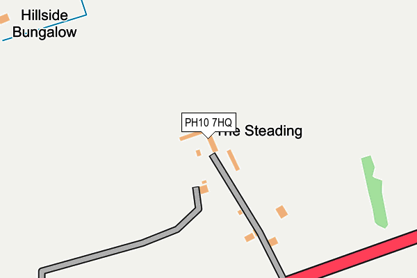 PH10 7HQ map - OS OpenMap – Local (Ordnance Survey) PH10 7HQ map - OS OpenMap – Local (Ordnance Survey)