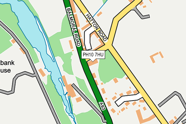 PH10 7HU map - OS OpenMap – Local (Ordnance Survey) PH10 7HU map - OS OpenMap – Local (Ordnance Survey)