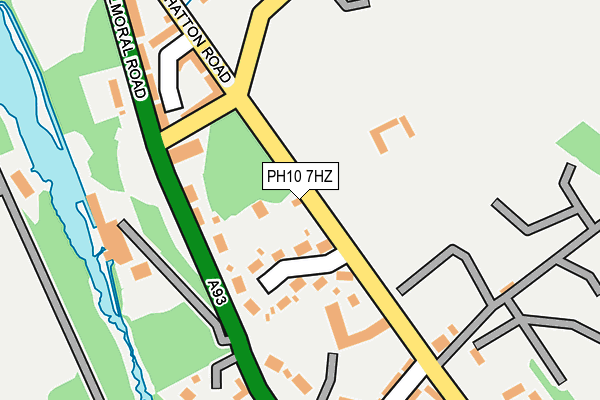 PH10 7HZ map - OS OpenMap – Local (Ordnance Survey) PH10 7HZ map - OS OpenMap – Local (Ordnance Survey)
