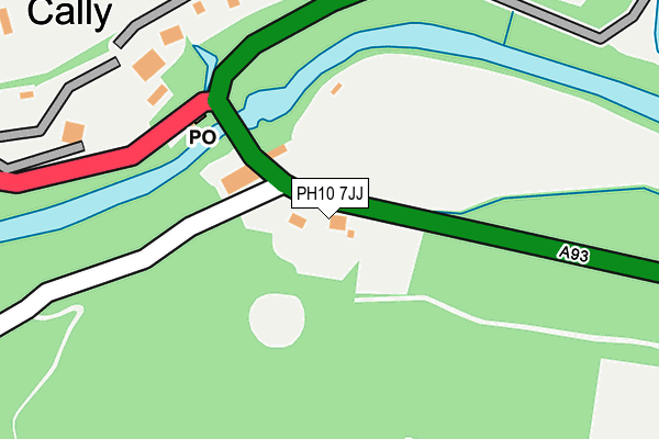 PH10 7JJ map - OS OpenMap – Local (Ordnance Survey) PH10 7JJ map - OS OpenMap – Local (Ordnance Survey)