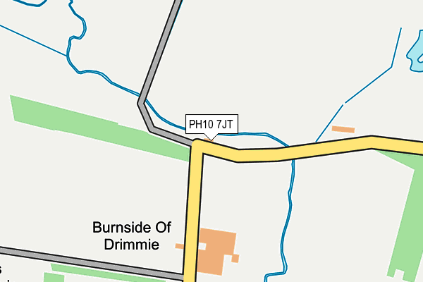 PH10 7JT map - OS OpenMap – Local (Ordnance Survey) PH10 7JT map - OS OpenMap – Local (Ordnance Survey)