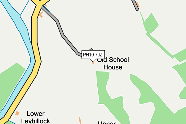 PH10 7JZ map - OS OpenMap – Local (Ordnance Survey) PH10 7JZ map - OS OpenMap – Local (Ordnance Survey)