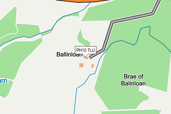 PH10 7LU map - OS OpenMap – Local (Ordnance Survey) PH10 7LU map - OS OpenMap – Local (Ordnance Survey)