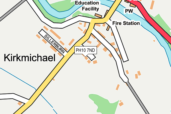 PH10 7ND map - OS OpenMap – Local (Ordnance Survey) PH10 7ND map - OS OpenMap – Local (Ordnance Survey)
