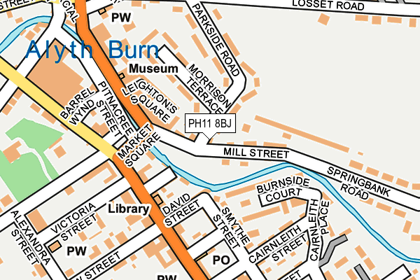 PH11 8BJ map - OS OpenMap – Local (Ordnance Survey) PH11 8BJ map - OS OpenMap – Local (Ordnance Survey)