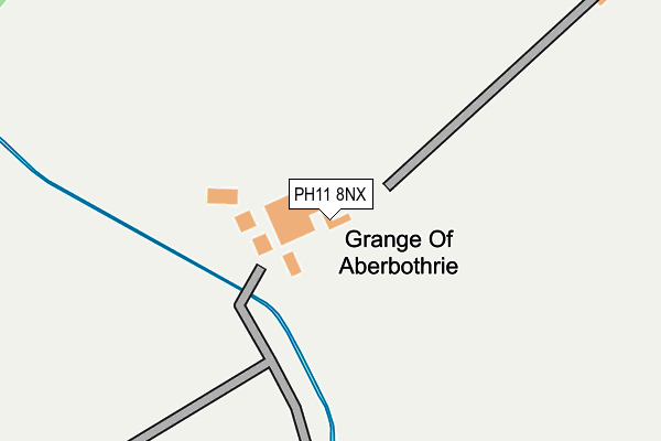 PH11 8NX map - OS OpenMap – Local (Ordnance Survey) PH11 8NX map - OS OpenMap – Local (Ordnance Survey)