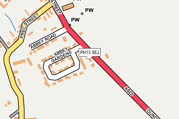 PH13 9EJ map - OS OpenMap – Local (Ordnance Survey) PH13 9EJ map - OS OpenMap – Local (Ordnance Survey)