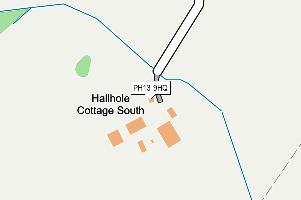PH13 9HQ map - OS OpenMap – Local (Ordnance Survey) PH13 9HQ map - OS OpenMap – Local (Ordnance Survey)