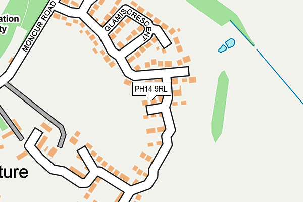 PH14 9RL map - OS OpenMap – Local (Ordnance Survey) PH14 9RL map - OS OpenMap – Local (Ordnance Survey)