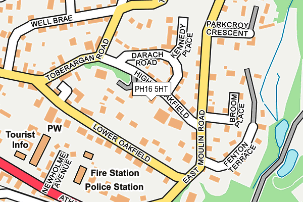 PH16 5HT map - OS OpenMap – Local (Ordnance Survey) PH16 5HT map - OS OpenMap – Local (Ordnance Survey)