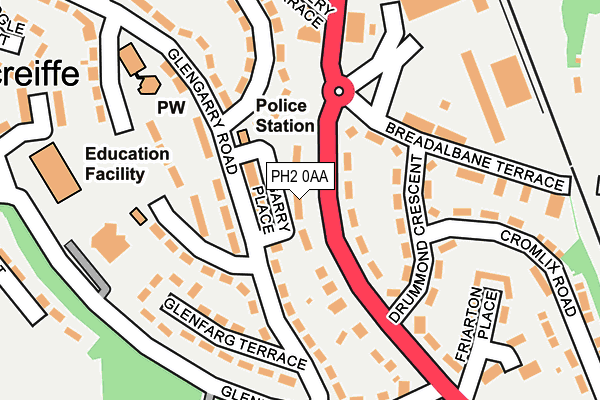 PH2 0AA map - OS OpenMap – Local (Ordnance Survey) PH2 0AA map - OS OpenMap – Local (Ordnance Survey)