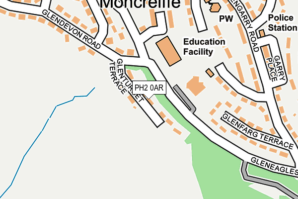 PH2 0AR map - OS OpenMap – Local (Ordnance Survey) PH2 0AR map - OS OpenMap – Local (Ordnance Survey)