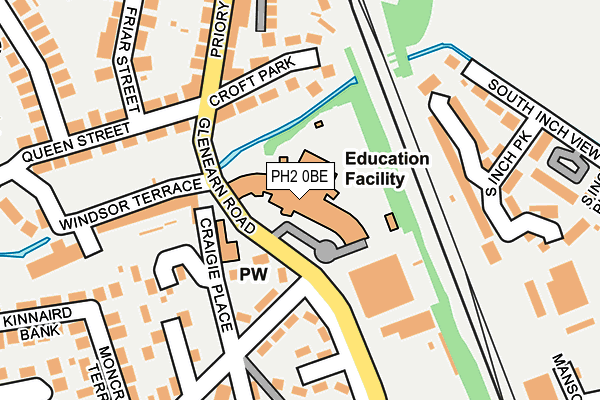 PH2 0BE map - OS OpenMap – Local (Ordnance Survey) PH2 0BE map - OS OpenMap – Local (Ordnance Survey)