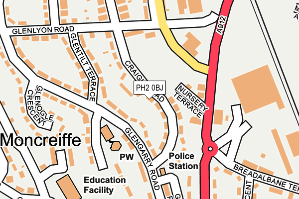 PH2 0BJ map - OS OpenMap – Local (Ordnance Survey) PH2 0BJ map - OS OpenMap – Local (Ordnance Survey)