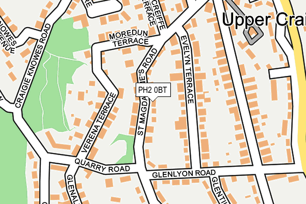 PH2 0BT map - OS OpenMap – Local (Ordnance Survey) PH2 0BT map - OS OpenMap – Local (Ordnance Survey)