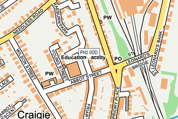 PH2 0DD map - OS OpenMap – Local (Ordnance Survey) PH2 0DD map - OS OpenMap – Local (Ordnance Survey)
