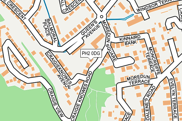 PH2 0DG map - OS OpenMap – Local (Ordnance Survey) PH2 0DG map - OS OpenMap – Local (Ordnance Survey)