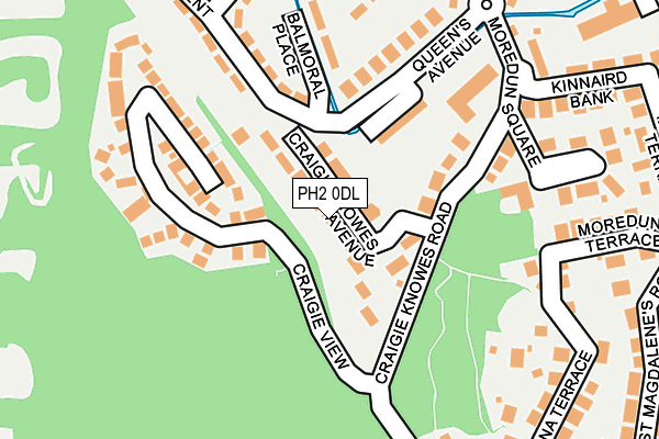 PH2 0DL map - OS OpenMap – Local (Ordnance Survey) PH2 0DL map - OS OpenMap – Local (Ordnance Survey)