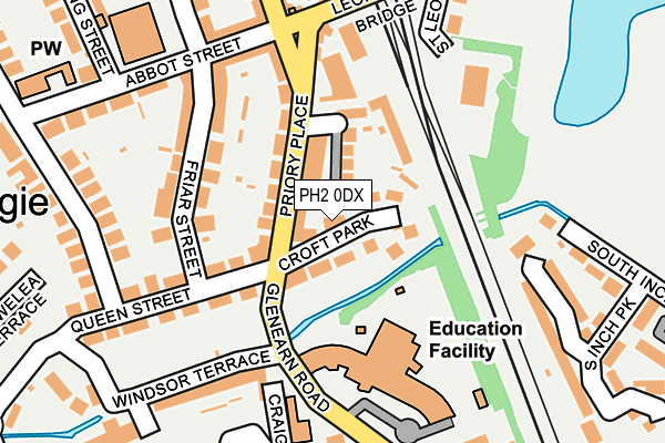 PH2 0DX map - OS OpenMap – Local (Ordnance Survey) PH2 0DX map - OS OpenMap – Local (Ordnance Survey)