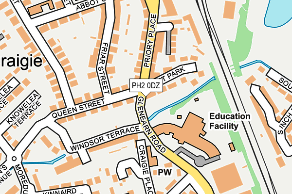 PH2 0DZ map - OS OpenMap – Local (Ordnance Survey) PH2 0DZ map - OS OpenMap – Local (Ordnance Survey)