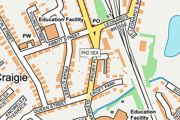 PH2 0EA map - OS OpenMap – Local (Ordnance Survey) PH2 0EA map - OS OpenMap – Local (Ordnance Survey)