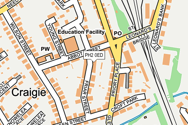 PH2 0ED map - OS OpenMap – Local (Ordnance Survey) PH2 0ED map - OS OpenMap – Local (Ordnance Survey)