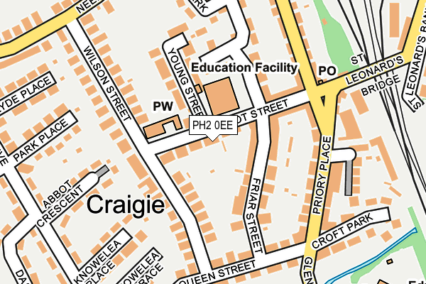 PH2 0EE map - OS OpenMap – Local (Ordnance Survey) PH2 0EE map - OS OpenMap – Local (Ordnance Survey)