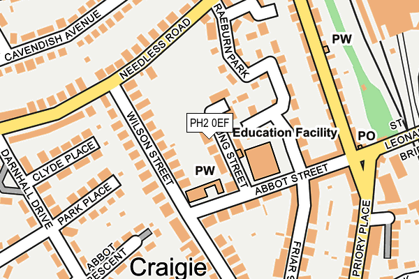 PH2 0EF map - OS OpenMap – Local (Ordnance Survey) PH2 0EF map - OS OpenMap – Local (Ordnance Survey)