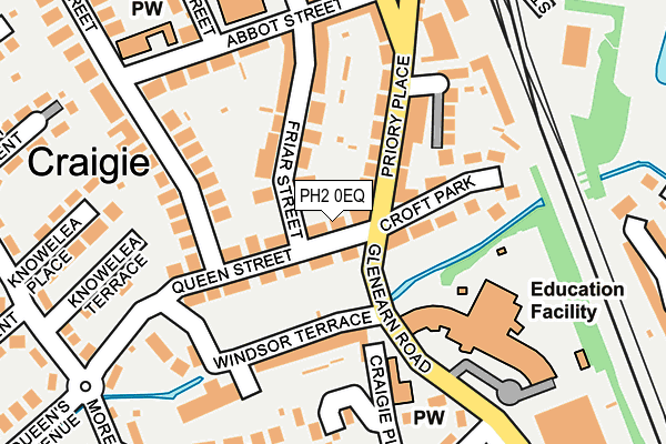 PH2 0EQ map - OS OpenMap – Local (Ordnance Survey) PH2 0EQ map - OS OpenMap – Local (Ordnance Survey)