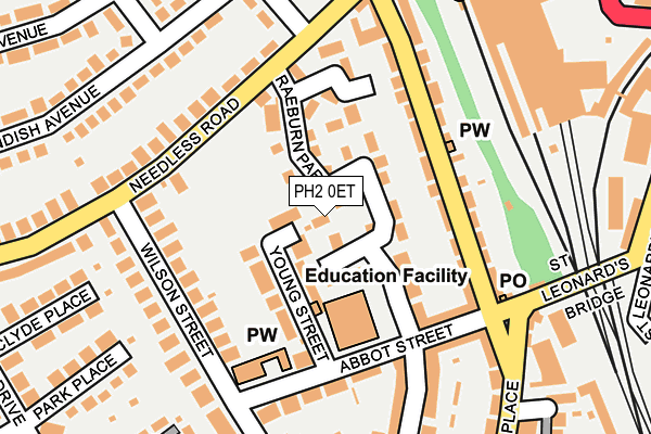 PH2 0ET map - OS OpenMap – Local (Ordnance Survey) PH2 0ET map - OS OpenMap – Local (Ordnance Survey)