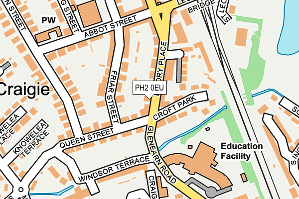 PH2 0EU map - OS OpenMap – Local (Ordnance Survey) PH2 0EU map - OS OpenMap – Local (Ordnance Survey)