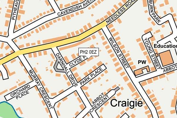 PH2 0EZ map - OS OpenMap – Local (Ordnance Survey) PH2 0EZ map - OS OpenMap – Local (Ordnance Survey)