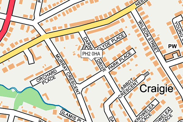 PH2 0HA map - OS OpenMap – Local (Ordnance Survey) PH2 0HA map - OS OpenMap – Local (Ordnance Survey)