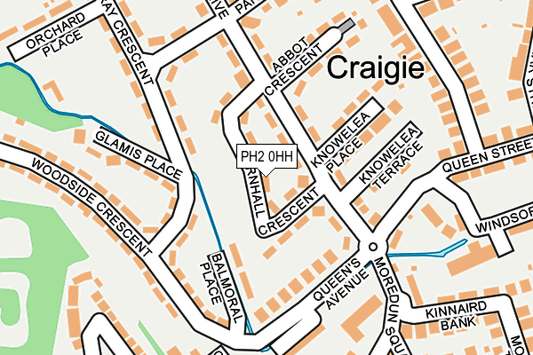 PH2 0HH map - OS OpenMap – Local (Ordnance Survey) PH2 0HH map - OS OpenMap – Local (Ordnance Survey)